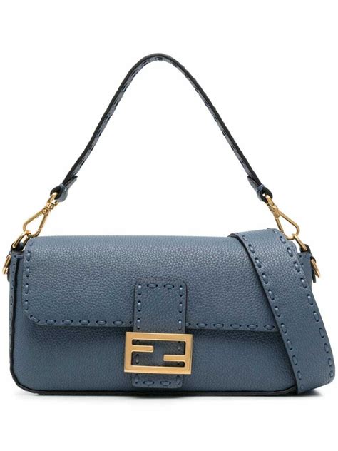 fendi leather bag strap|fendi baguette leather shoulder bag.